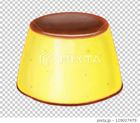 プリンのイラスト - 1	 129027479