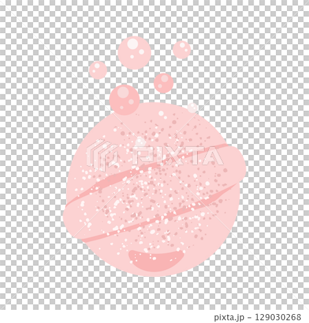 Bath bomb illustration 129030268