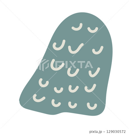 Vector illustration of a single colored sea shell on white background. Elegant drawing for coastal graphic compositions. Vector illustration of a single colored sea shell on white background. Elegant drawing for coastal graphic compositions. 129030572