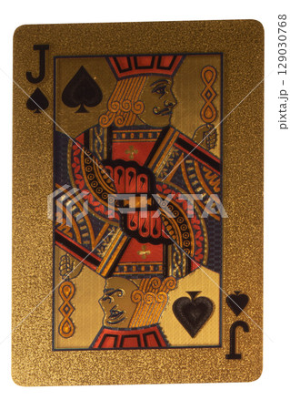 card gambling ten spades gold 129030768