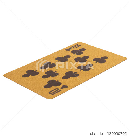 card gambling ten clubs gold 129030795