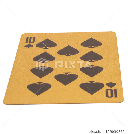 card gambling ten spades gold card gambling ten spades gold 129030822