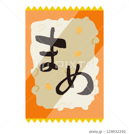 節分の豆　イラスト 129032292