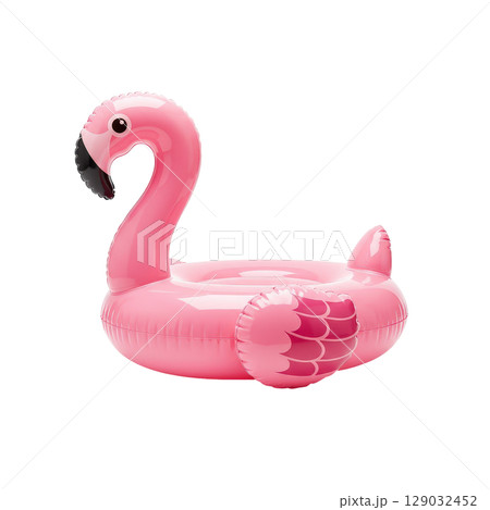 Pink flamingo inflatable pool float a fun summer water toy for relaxation and beach party 129032452