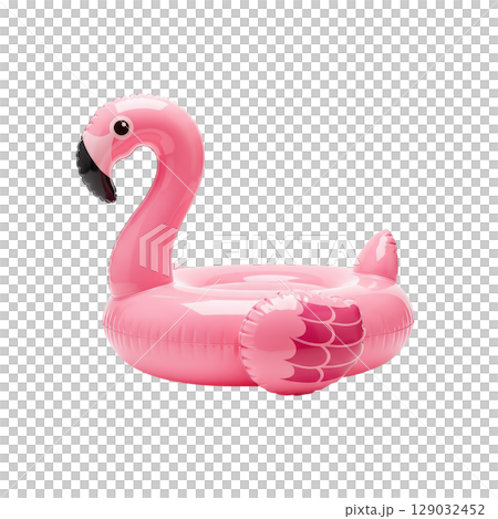 Pink flamingo inflatable pool float a fun summer water toy for relaxation and beach party 129032452