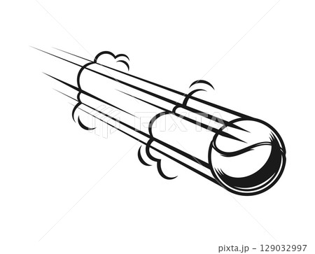Tennis ball with motion trails icon for sport game or championship, vector symbol. Tennis ball with motion trail lines of speed or flying bounce for sport game team club or tennis players league badge Tennis ball with motion trails icon for sport game or championship, vector symbol. Tennis ball with motion trail lines of speed or flying bounce for sport game team club or tennis players league badge 129032997