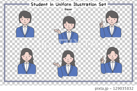 學生製服插圖集1-4（夾克） 129035832