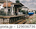関東鉄道常総線の風景　国鉄型車両のキハ100系 129036736