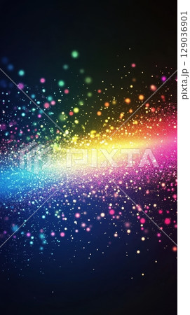 Vibrant patterns with sparkles 129036901