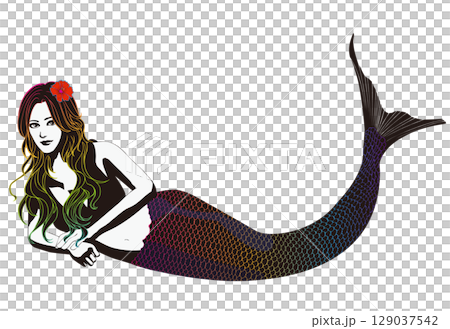 美人魚 人魚 女生 129037542