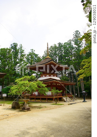 世界遺産高野山の情景　東塔 129038011