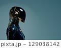 ロボットモデル 顔  胴体 シルエット 129038142