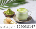 抹茶と抹茶を添えて 抹茶ティーラテ 129038147