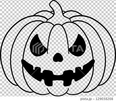 halloween balloon with jack o lantern face in cute black and white line art, great for kids coloring halloween balloon with jack o lantern face in cute black and white line art, great for kids coloring 129038208
