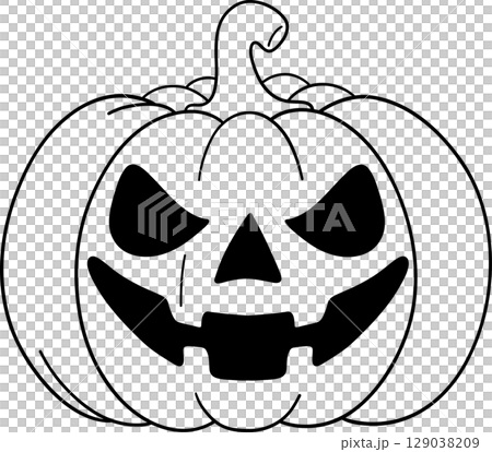 halloween balloon with jack o lantern face in cute black and white line art, great for kids coloring halloween balloon with jack o lantern face in cute black and white line art, great for kids coloring 129038209