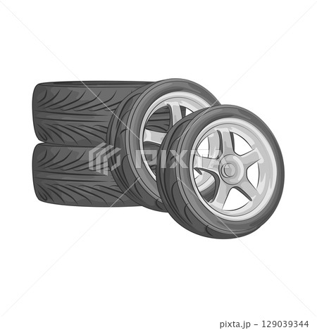 Illustration of Tire  129039344