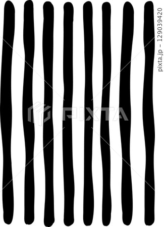 Cute Wavy stripes pattern vertical lines background 129039420