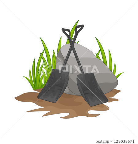 Illustration of Shovel Illustration of Shovel 129039671