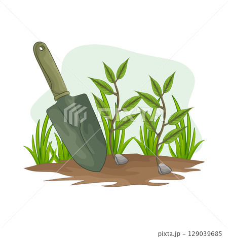 Illustration of Shovel Illustration of Shovel 129039685