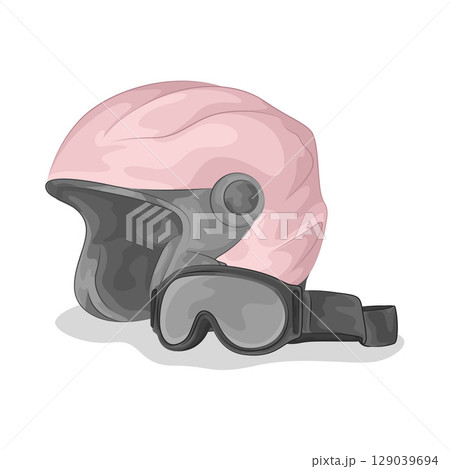 Illustration of Helmet Illustration of Helmet 129039694