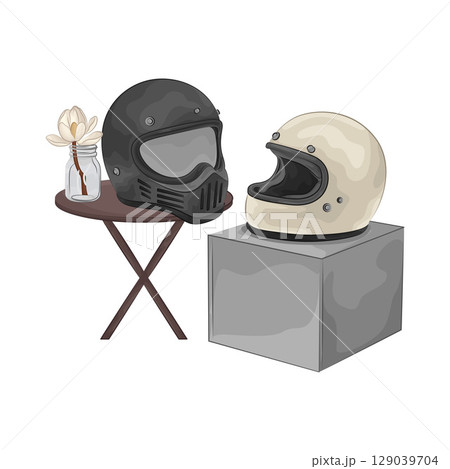 Illustration of Helmet  129039704