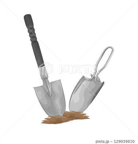 Illustration of Shovel Illustration of Shovel 129039810