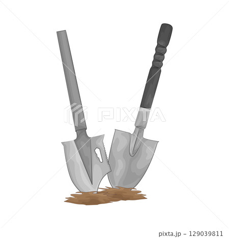 Illustration of Shovel Illustration of Shovel 129039811
