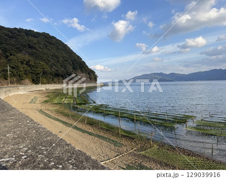 海辺に広がるアオサ棚田 (Aosa Seaweed Fields) 129039916