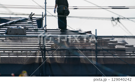新築屋根工事 129040242