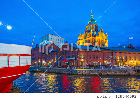 Helsinki city skyline, cityscape of Finland Helsinki city skyline, cityscape of Finland 129040692