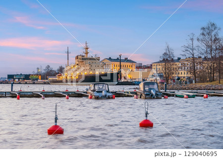 Helsinki city skyline, cityscape of Finland 129040695