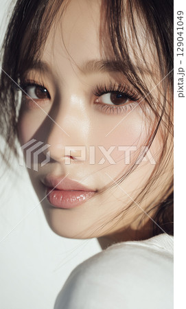 黒髪が美しいアジア人モデル 129041049