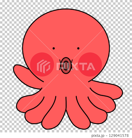 簡單的章魚圖 129041578