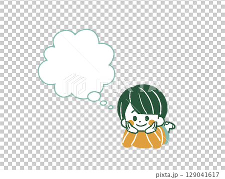 Thinking child - 4 colors Thinking child - 4 colors 129041617