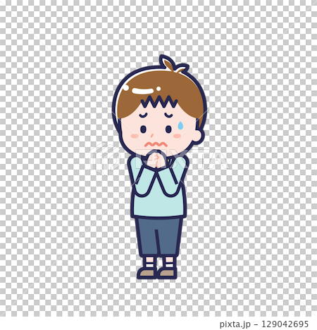 私服のこども／ななめ／男の子 23 129042695