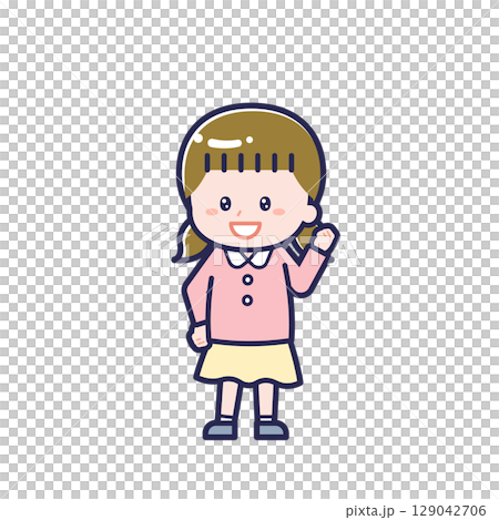 Casual clothing child / diagonal / girl 04 129042706