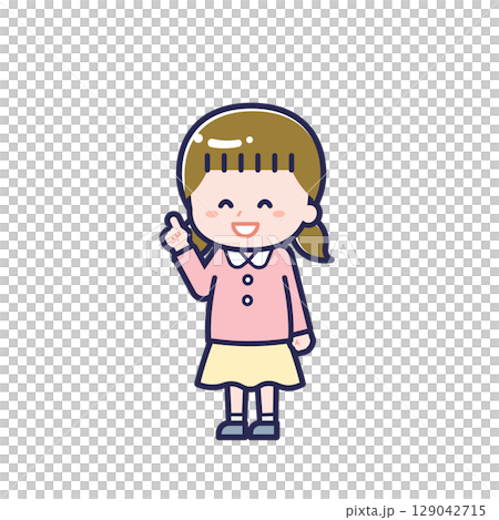 Casual clothing child / diagonal / girl 13 Casual clothing child / diagonal / girl 13 129042715