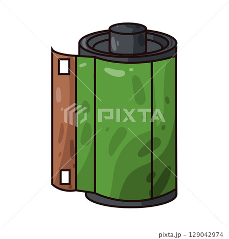 illustration of film roll 129042974
