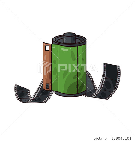 illustration of film roll 129043101