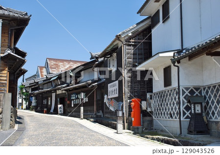 岐阜県中津川市：中津川宿の町並み／下町 129043526