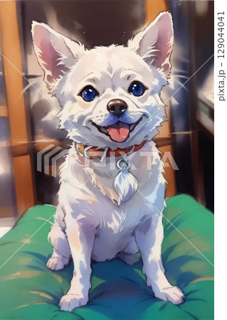 ちわわ　イラスト 129044041