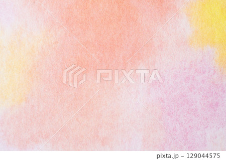 水彩風グラデーション染め和紙のテクスチャ背景 水彩風グラデーション染め和紙のテクスチャ背景 129044575