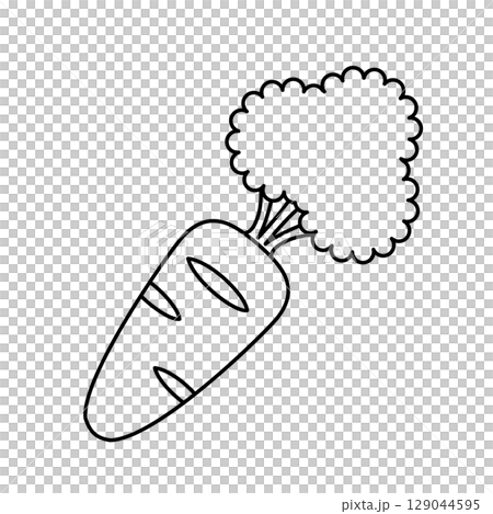 ニンジンのアイコン 129044595