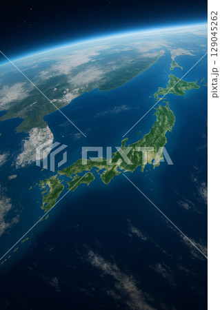 宇宙からみた日本 129045262