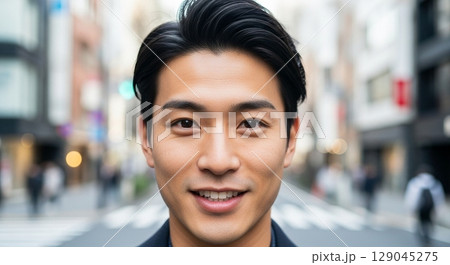 笑顔が素敵な男性 129045275