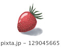 みずみずしいフレッシュなイチゴのイラスト 129045665
