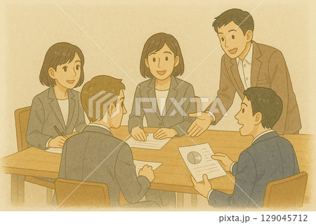 部署間の報告会 129045712