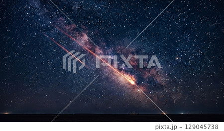 天の川を見上げる 129045738
