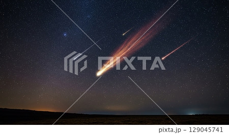 The Milky Way as seen from the coast The Milky Way as seen from the coast 129045741