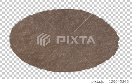 粗糙的深棕色圓形切口 129045866